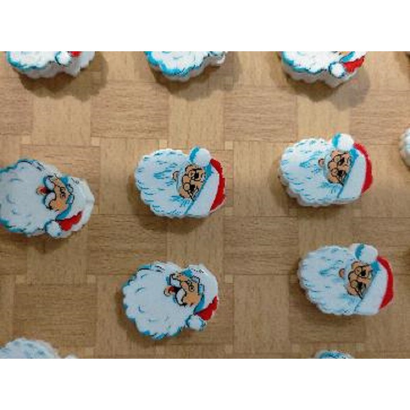 

Binder Clip Motif Santa Claus Fancy