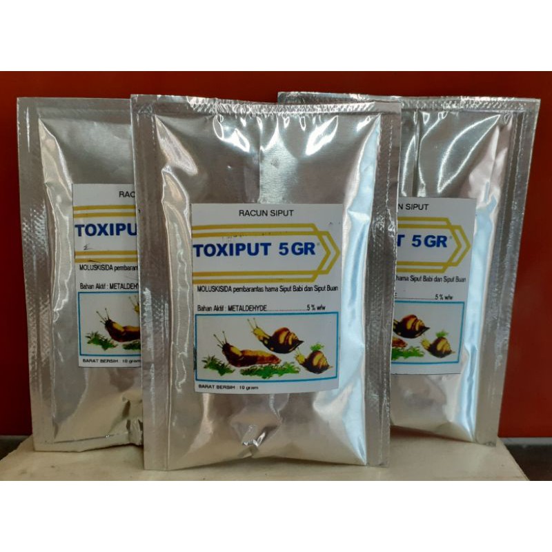 TOXIPUT 5 GR ,(Repack) insektisida pembasmi siput, perusak tanaman.