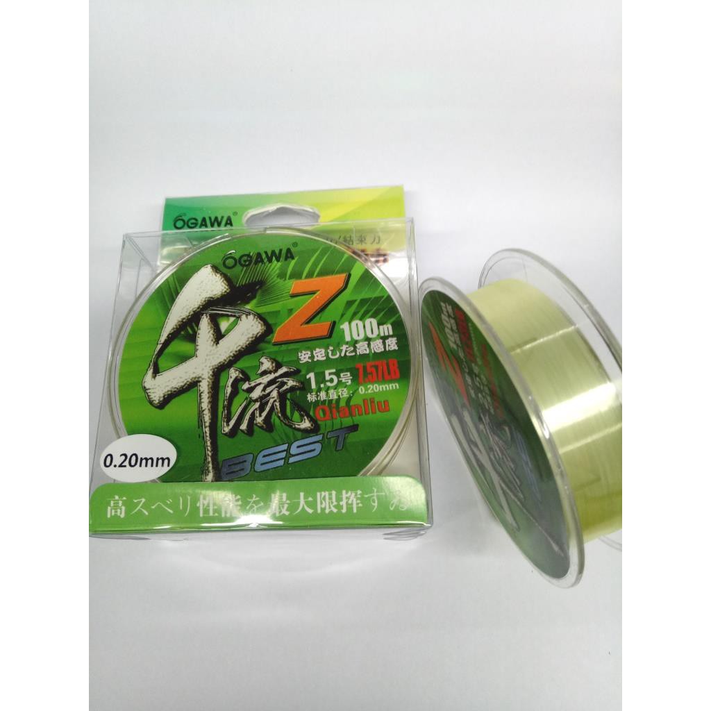 Senar Pancing Ogawa Qianliu  panjang Senar 100M lembut dan kuat best