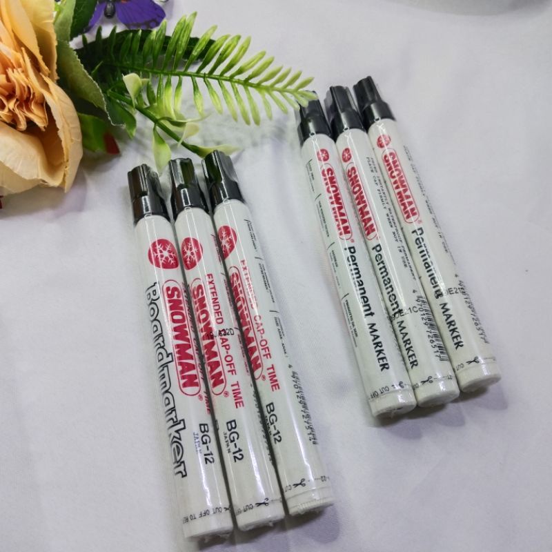

Spidol SnowMan Ecer Satuan White board Marker Dan Permanent Murah
