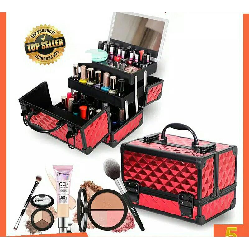 Bayar Di Tempat Terlaris NEW ARRIVALS KOTAK MAKE UP  KACA 