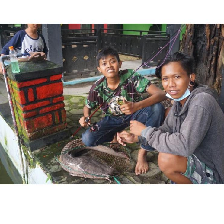 MBN.27Jn22ј -  Joran jigging Ajiro Red Bass 150 165 180 cm fiber solid kuat pancing laut