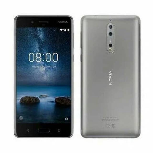 HP Hp Murah  SmartPhone Nokia 8 Ram 4/64GB SEGEL BOX GARANSI RESMI NOKIA ORIGINAL