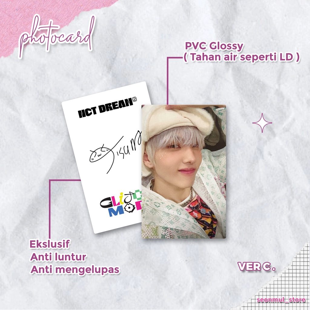 TERMURAH!!! PHOTOCARD PC JISUNG PORORO GLITCH MODE GLIMO / PHOTOCARD PC JISUNG ICE GLITCH MODE GLIMO / PHOTOCARD PC JISUNG DIGIPACK DIGI GLITCH MODE GLIMO