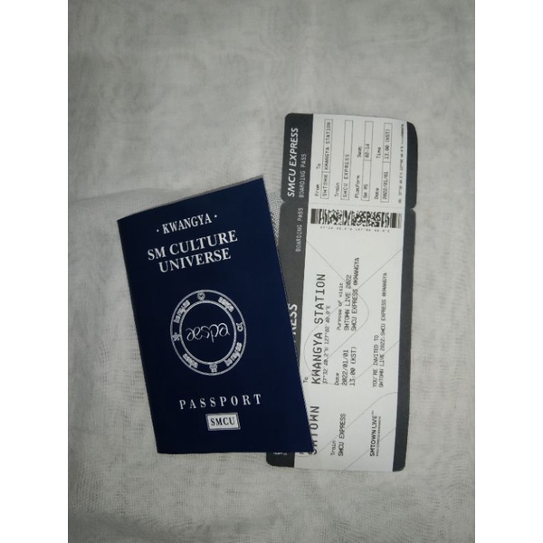 CETAK KWANGYA TIKET KONSER SM CULTURE UNIVERSE 2022