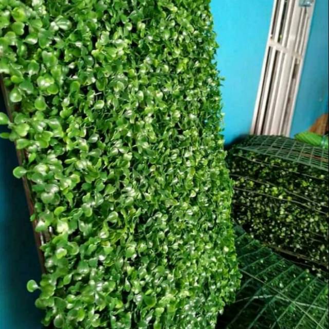 Dekorasi daun dolar rambat sintetis