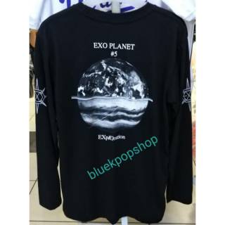  Kaos  Lengan  Panjang  Kpop EXO Planet 5 The EXplOration 