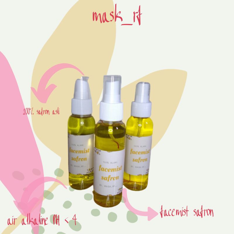 

(COD) facemist safron asli100%, air zamzam/air alkaline