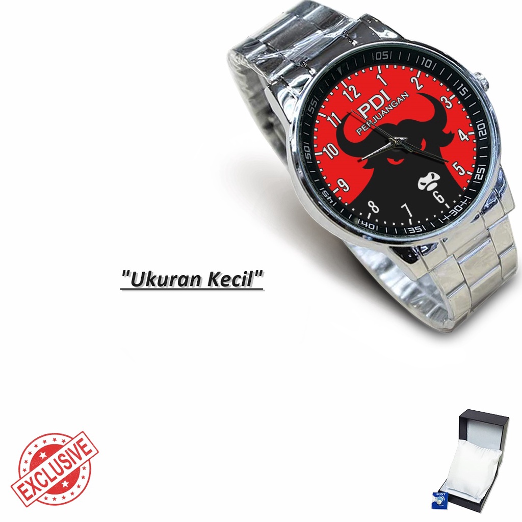 Jam Tangan Rantai Couple PDI PERJUANGAN - 01 (Nice)