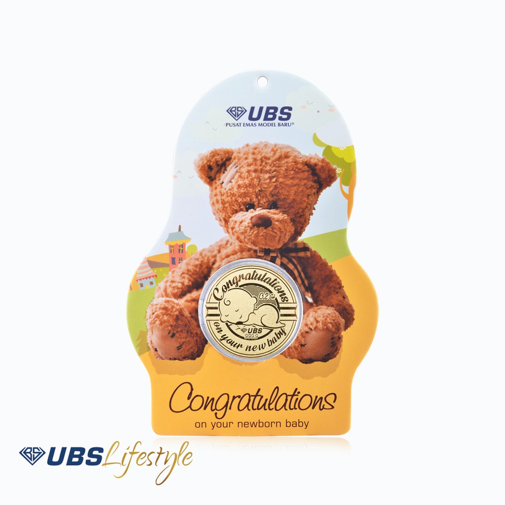 UBS Angpao Baby Bear Edition 0.2 Gram - F