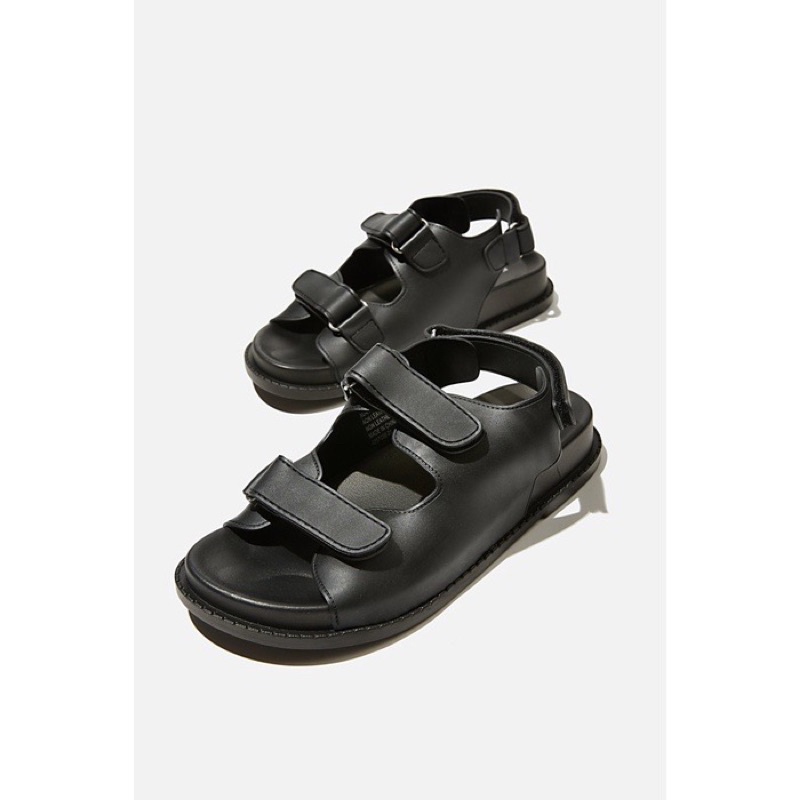 SANDAL RUBI MIMI MOULDED BLACK SIZE 38