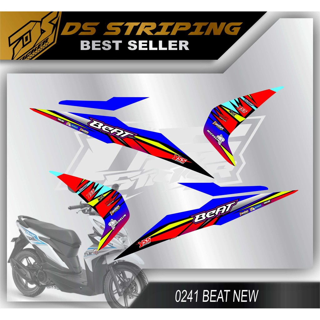 0241 Stiker Striping Beat FI Esp 2017