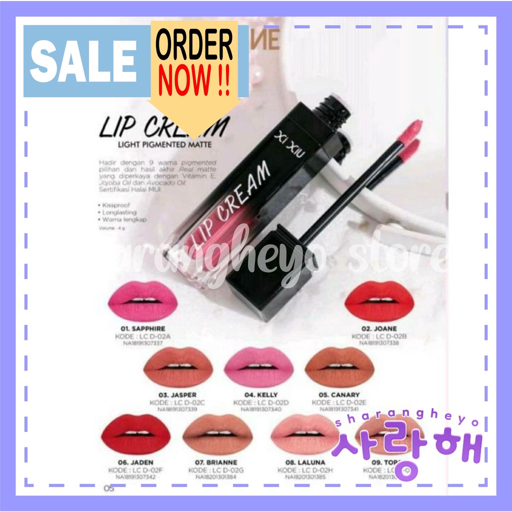 Xi Xiu Divine Lip Cream Light Pigmented Matte/Xi-Xiu Divine LC