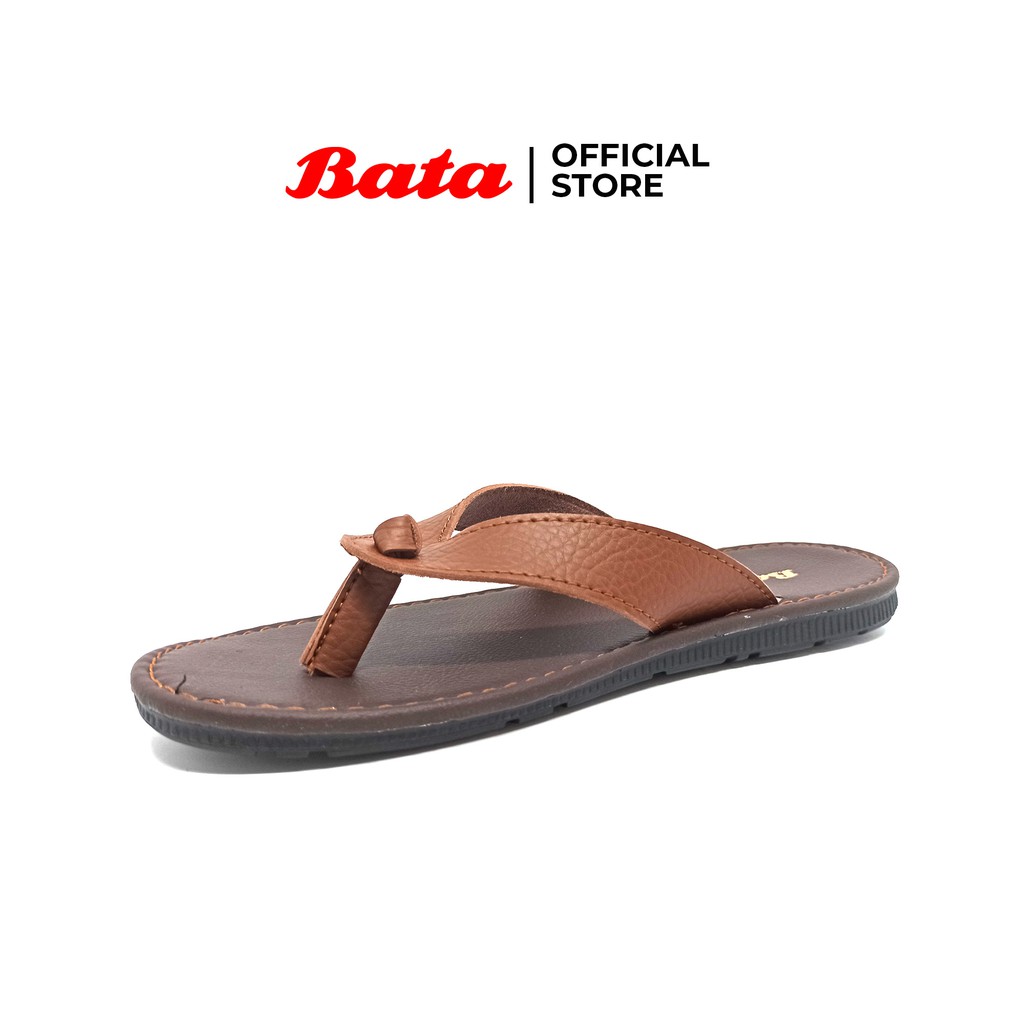 Bata Sandal Pria Slav Brown - 8714178