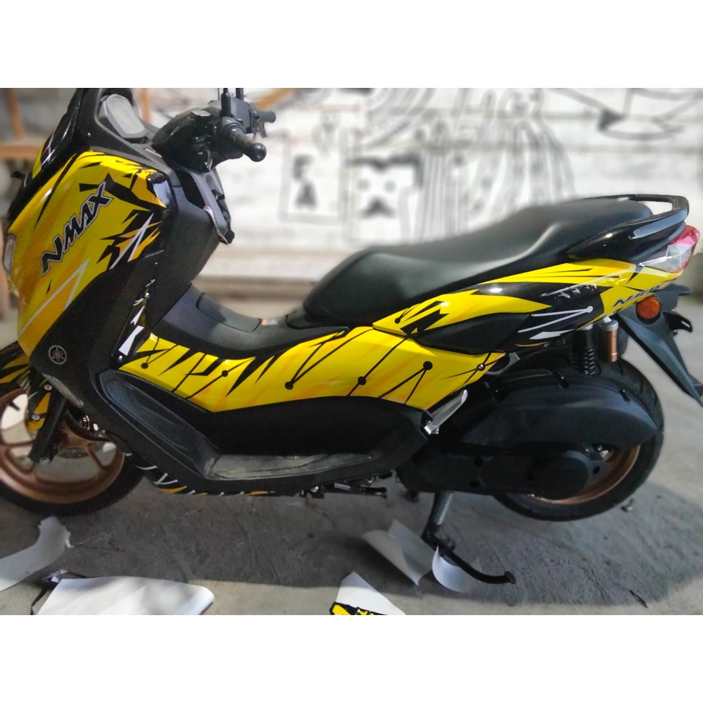 Decal Nmax New 2021 Full Body Kuning Mustard