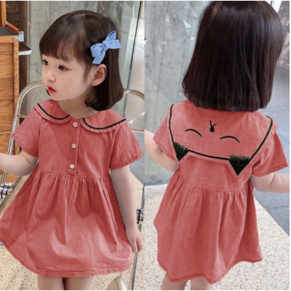 Baju Dress Anak Perempuan Edisi Pesta Lebaran Terbaru 2022 Model Trendy Kekinian Bahan Katun Chambre