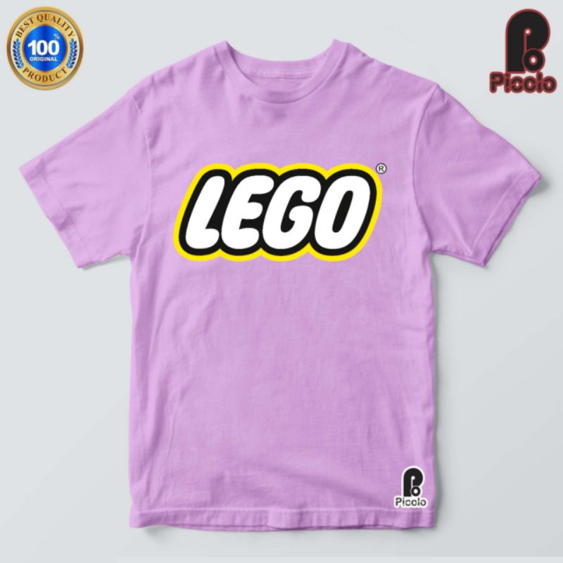 baju kaos anak logo lego bahan premium atasan