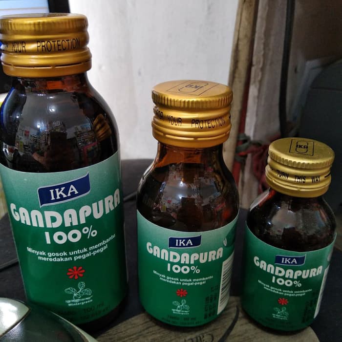 Ika gandapura 100% 100 ml minyak gosok