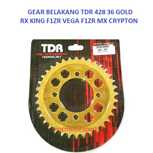 GEAR GIR BELAKANG GOLD TDR JUPITER Z RX KING F1ZR MX VEGA CRYPTON 428 33 35 36 38 39 43-2