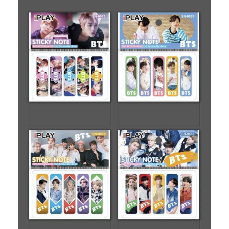 pembatas buku plastik/post it plastik/bookmark/sticky note PLASTIC-8