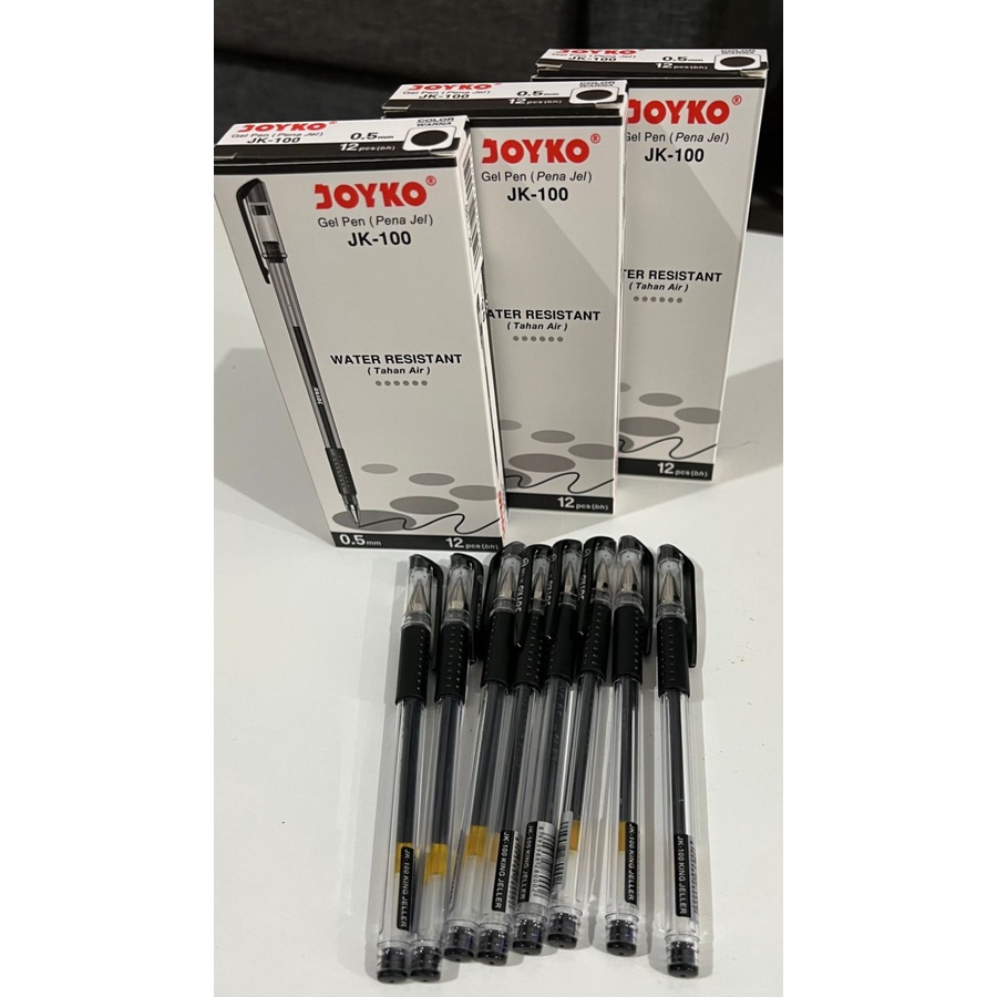 

Pen Bolpen Gel JK-100 Joyko ( 12 PCS )
