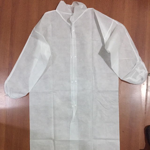 Jas Laboratorium Disposable Lab Coat KANCING NON WOVEN Shopee Indonesia
