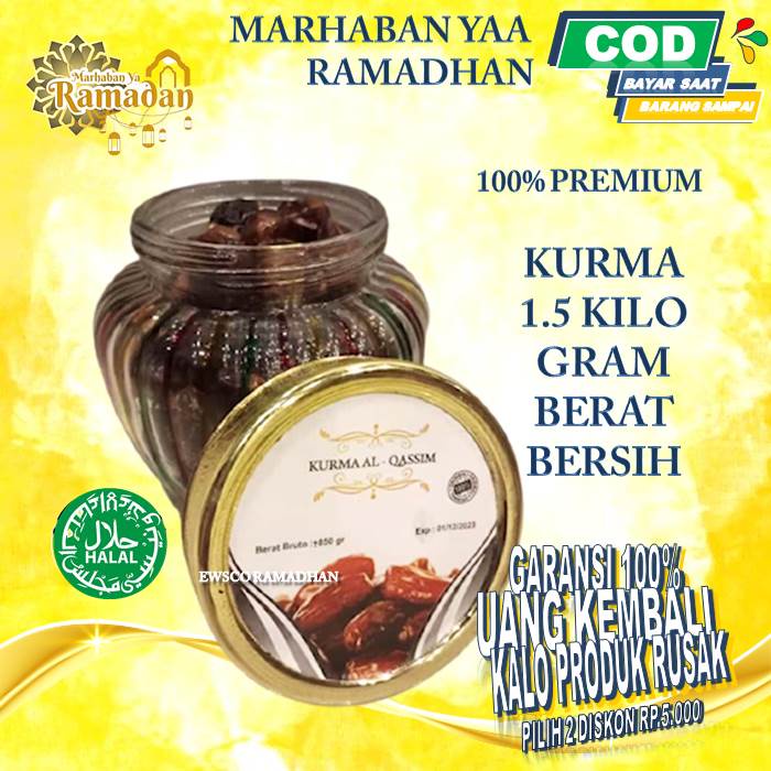 

Kurma Al-Qassim Ember Original Grade Super Premium