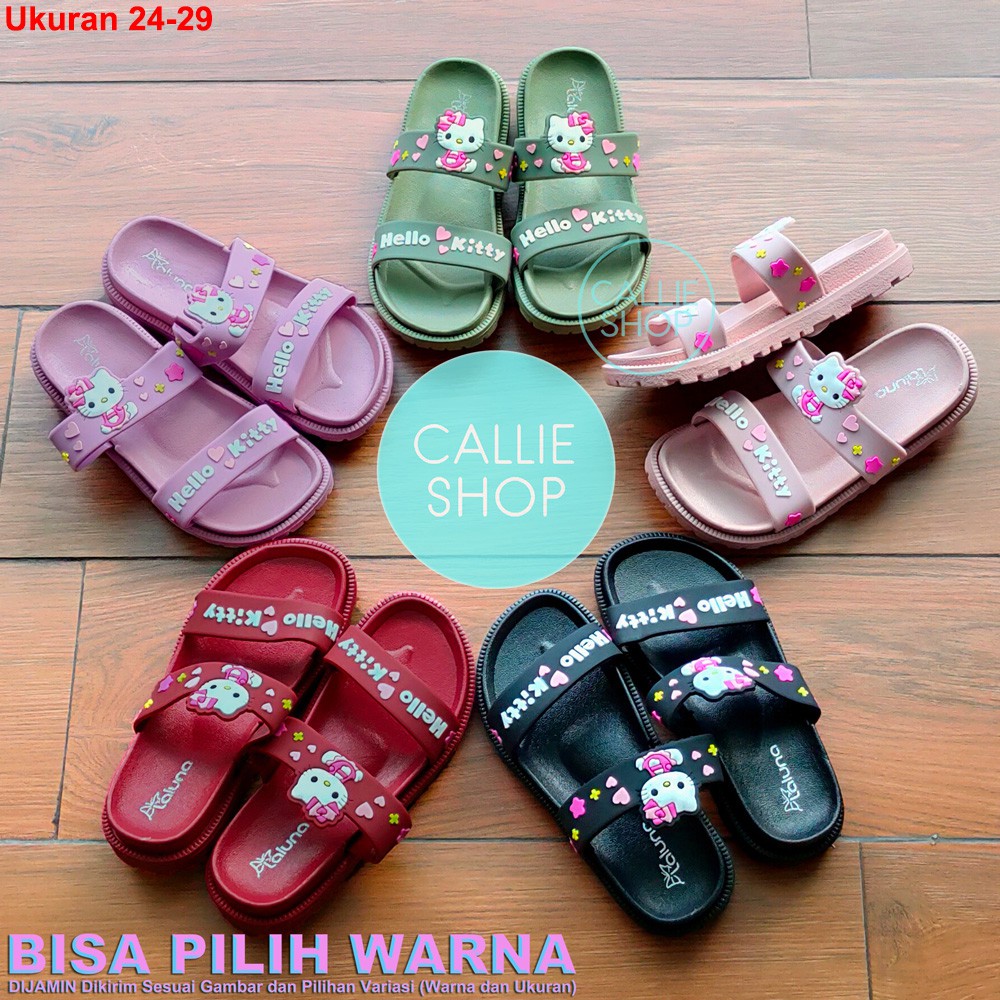 Sandal Jelly Anak Perempuan Jelly Import Sol Tebel Laluna 029-9 Ukuran 24-29 ENA