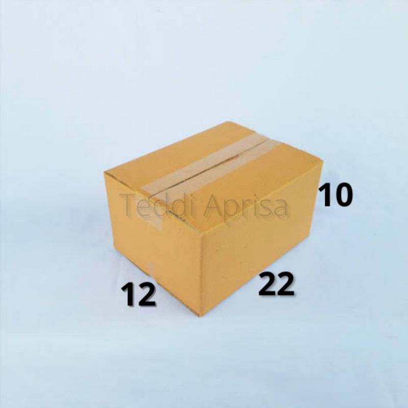 

Kardus Box Packing Polos Baru Uk 22×12×10 Box Packaging