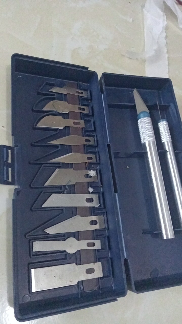 Pisau Bonsai Kelapa / Alat Ukir Seni 13 Set 3 Pegangan (nankai)