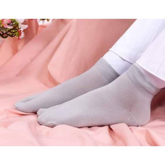 kaos kaki muslim jempol polos/motif  pendek semata mata kaki-2