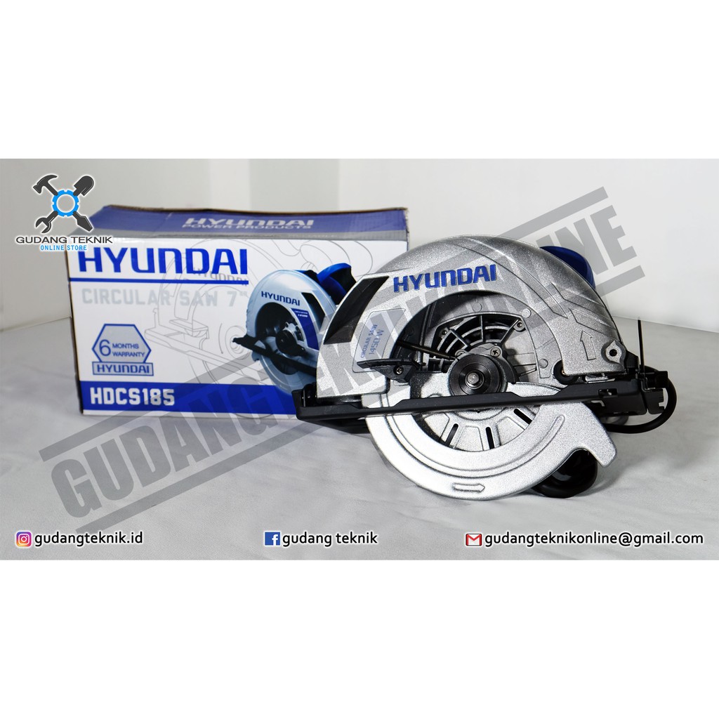 MESIN GERGAJI CIRCLE / CIRCULAR SAW TIPE  HYUNDAI HDCS 185