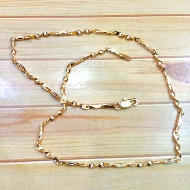 Kalung wanita // kalung lidi plitir//perhiasan //kalung panjang 46 cm