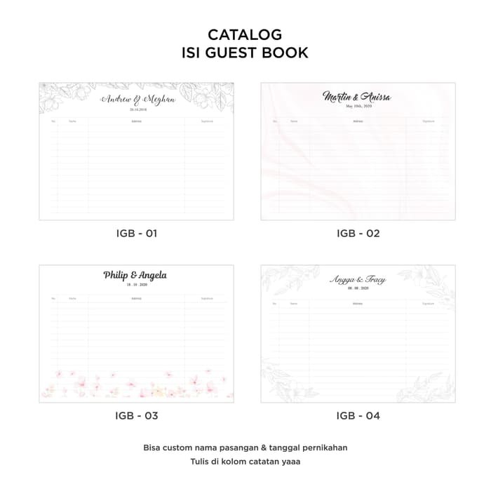 Guest Book Kayu | Custom Grafir | Buku Tamu Kayu Wedding | Size A4