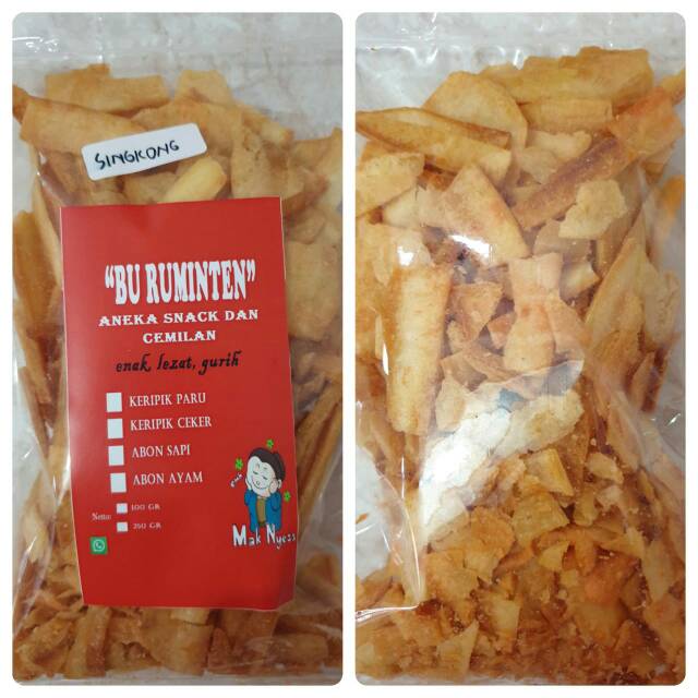 Jual Kripik Singkong 250gr Shopee Indonesia