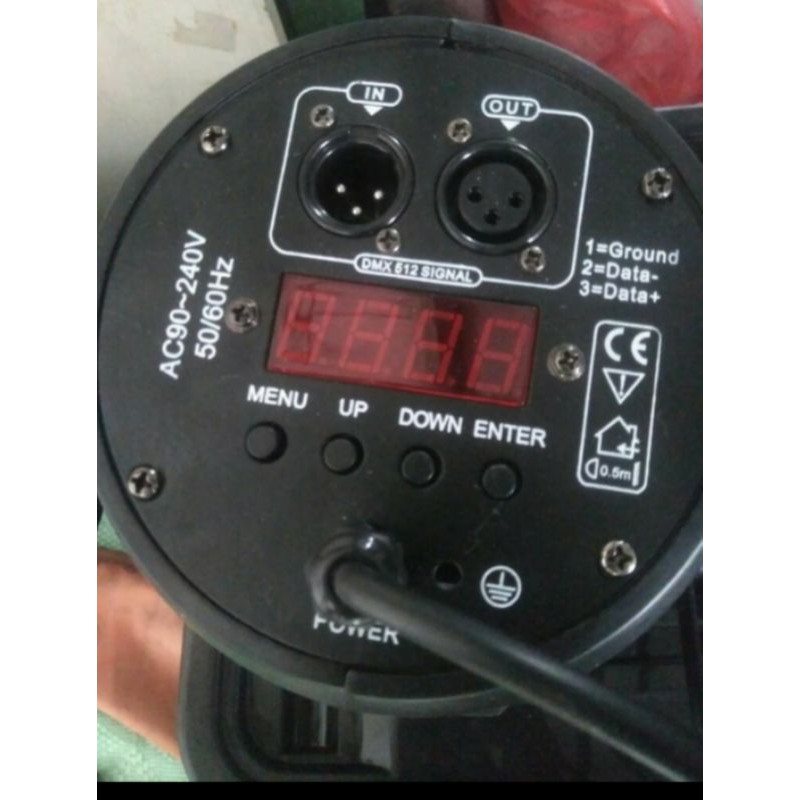 lampu led par54 54 watt lampu panggung full color lampu disco party par 54 full color 3watt 3 watt