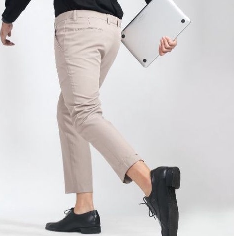 Ankle Pants Formal - Celana Bahan Pria