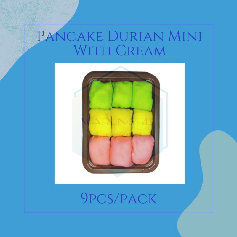 

Pancake Durian Cream isi 8pcs