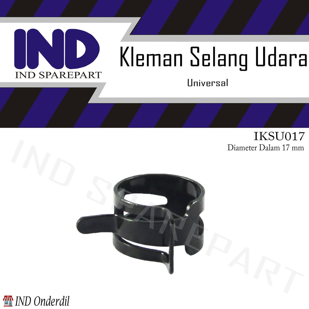 Kleman/Keleman Selang/Slang Udara/Air Diameter Dalam 17 Mm Universal Motor Honda/Yamaha/Suzuki