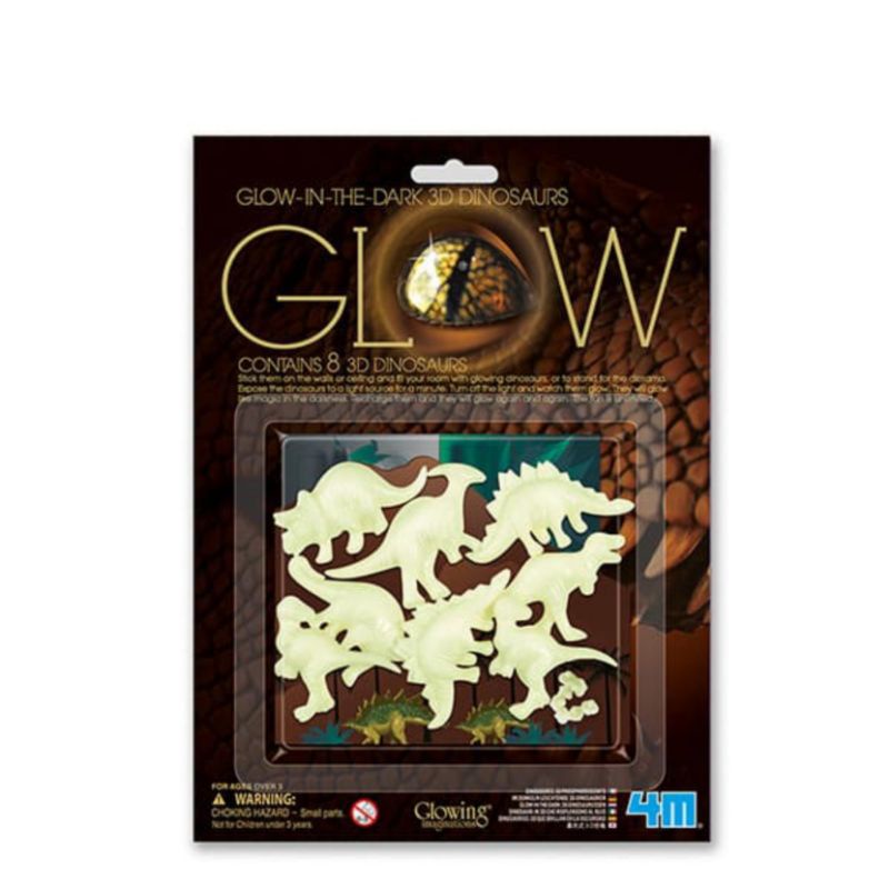 4M Glow in the Dark 3D Dinosaurs
