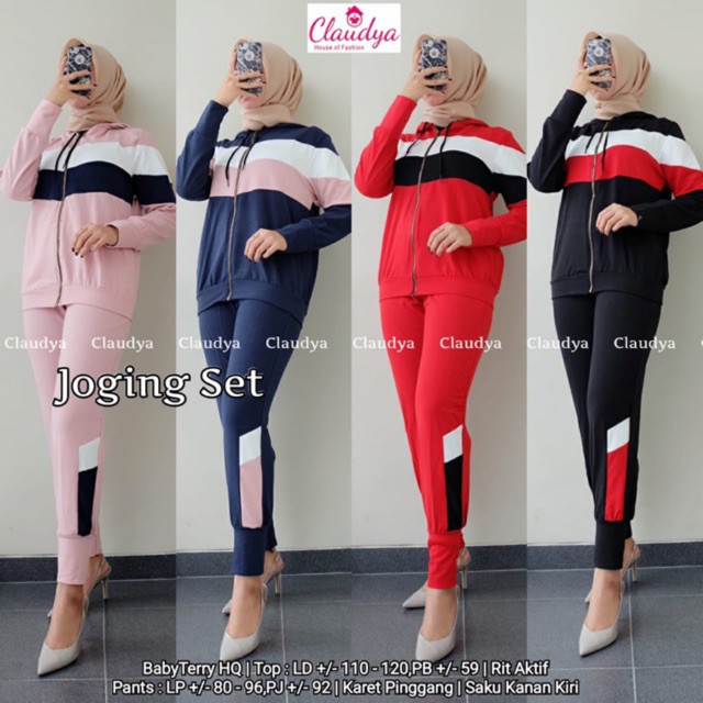 TUNIK FASHION WANITA MURAH STYLE KEREN / Joging Set Setelan Olahraga