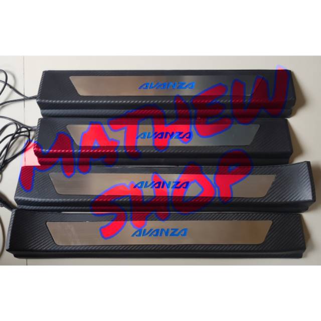 Door Sill Plate New Avanza 2019 2020 LED / Sill Plate Pintu New Avanza / Sillplate New Avanza