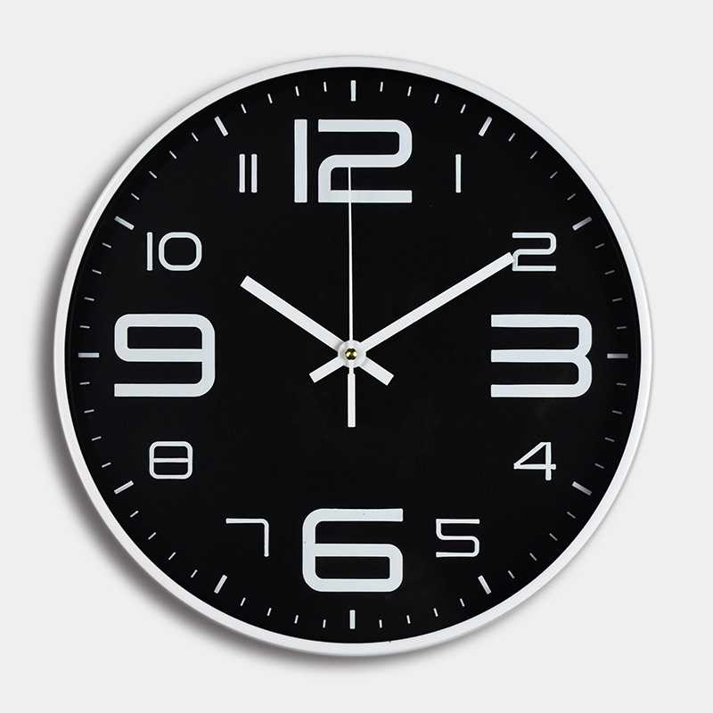 COD Jam Dinding Bulat Quartz Creative Design Modern