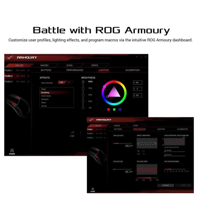 ASUS ROG Pugio Aura RGB - Gaming Mouse