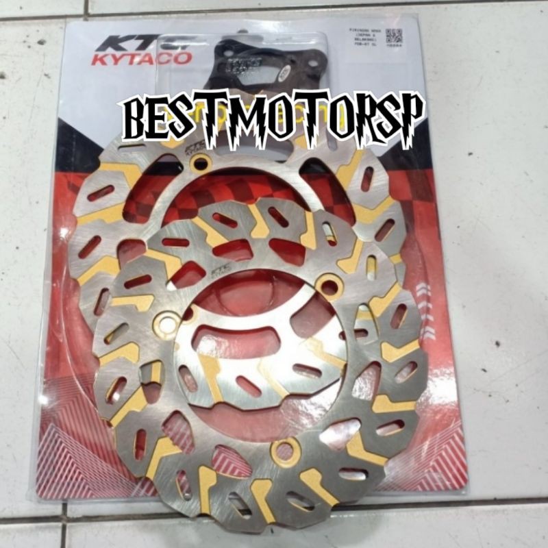 Discbrake KTC Kytaco Original Yamaha Nmax 155 Depan Belakang 245mm Piringan Cakram Nmax KTC 245mm