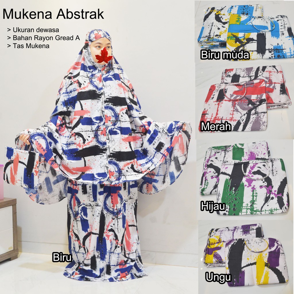 Mukena bali dewasa motif soft murah || mukena murah rayon