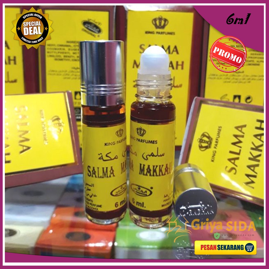 Parfum Salma makkah 6ml alraehan aroma SALMA al raehan mirip al rehab parfum Harga grosir PROMO!!