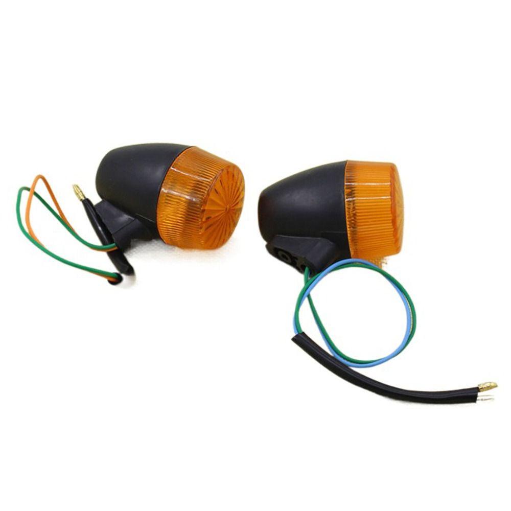 Chookyy 1/2pcs Aksesoris Lampu Skuter Motor Lampu Sepeda Blinker Flash Signal Indicator Light