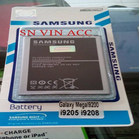 BATERAI BATRE SAMSUNG MEGA 6,3/I9205,I9208 ORIGINAL BATRE BATTERY MEGA 6,3/ i9205