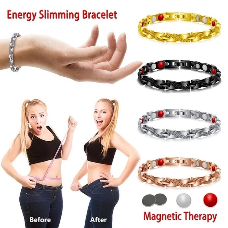 Gelang Terapi Magnetik Pola Naga Dapat Dilepas